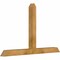 Ekena Millwork Portland Rough Sawn Timber Gable Bracket, Western Red Cedar, 60"W x 38"H x 4"D x 4"F, 15/12 Pitch GBW060X38X0404POR00RWR - alternate 5